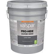 Valspar Pro-Hide Silver 5000 Latex Semi-Gloss Interior Wall Paint, White Base, 5 Gal.