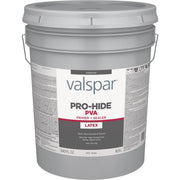 Valspar Pro-Hide PVA Interior Latex Drywall Primer, White, 5 Gal.