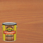 Cabot Semi-Transparent Deck & Siding Exterior Stain & Sealer, Redwood, 1 Gal.