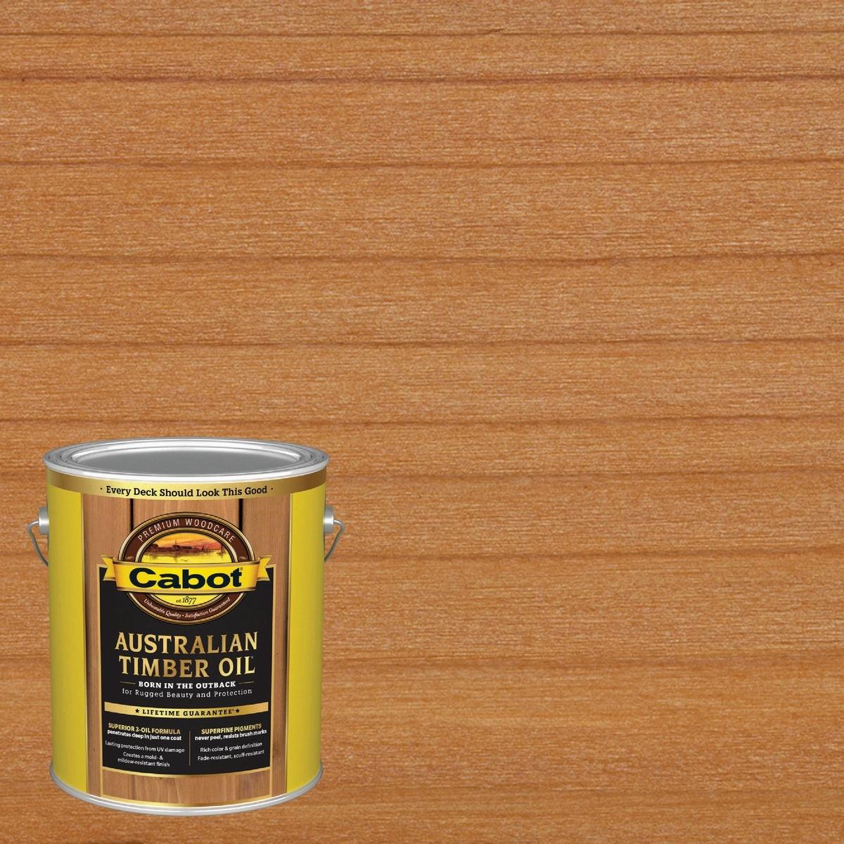 Cabot Australian Timber Oil Translucent Exterior Oil Finish, Honey Teak, 1 Gal.