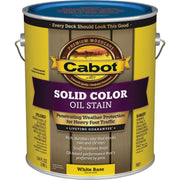 Cabot VOC Solid Color Oil Deck Stain, White Base, 1 Gal.
