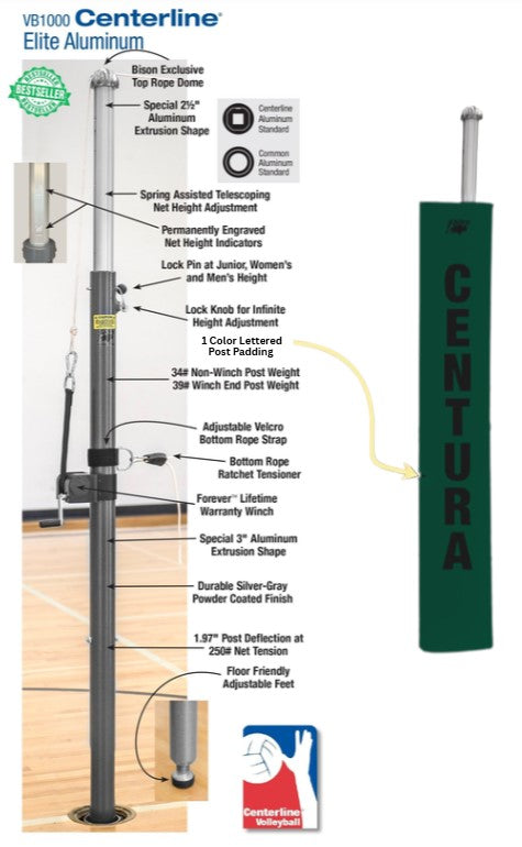 Centerline Elite Aluminum Complete System, Color: Forest Green