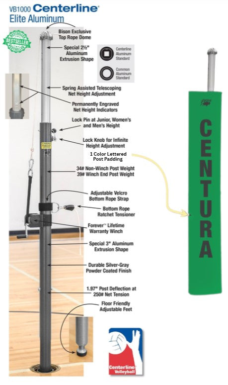 Centerline Elite Aluminum Complete System, Color: Kelly Green