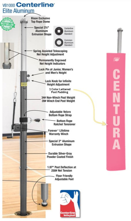 Centerline Elite Aluminum Complete System, Color: Pink