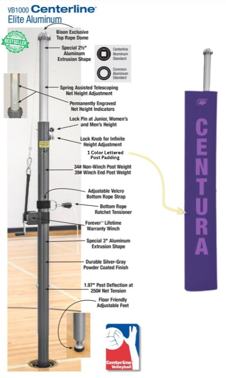 Centerline Elite Aluminum Complete System, Color: Purple