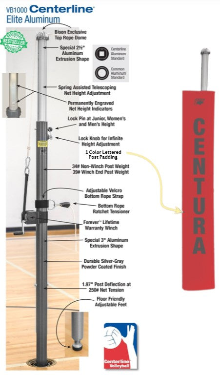 Centerline Elite Aluminum Complete System, Color: Scarlet