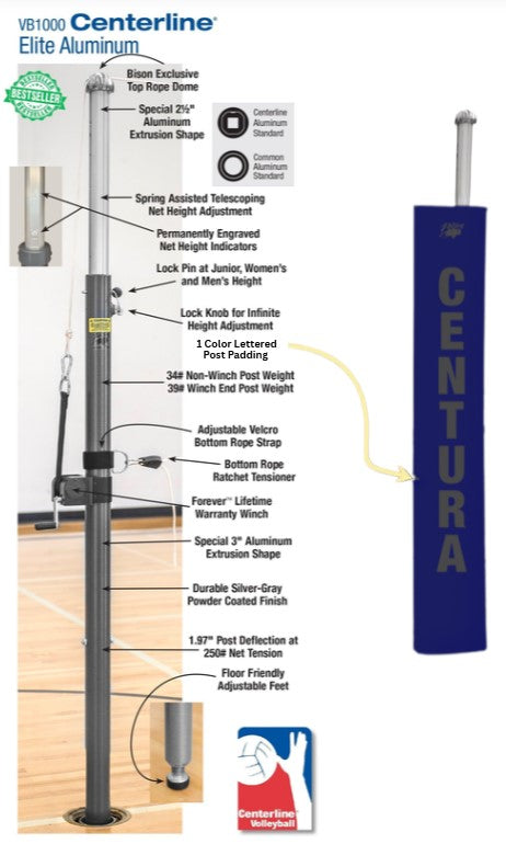 Centerline Elite Aluminum Complete System without Sockets, Color: Dark Royal