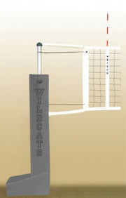 Centerline Aluminum Portable Competition Volleyball System, Gray
