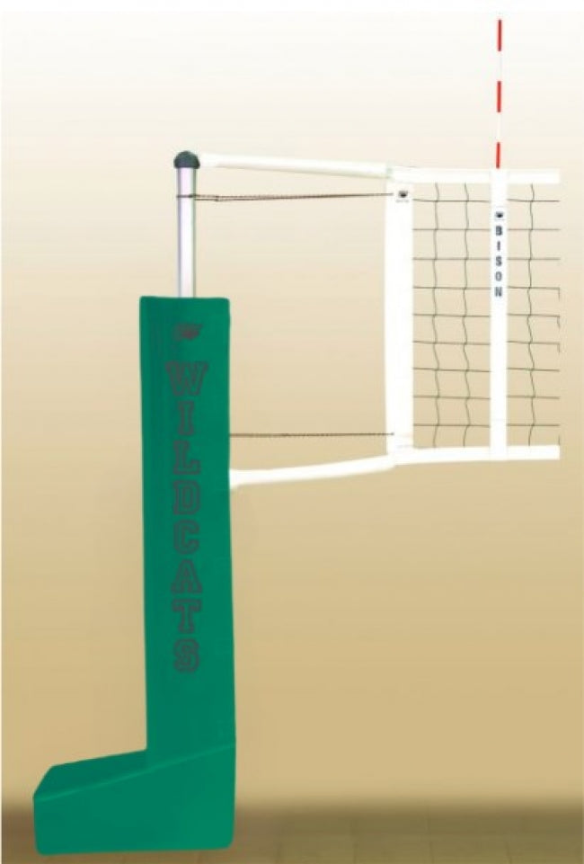 Centerline Aluminum Portable Competition Volleyball System, Kelly Green