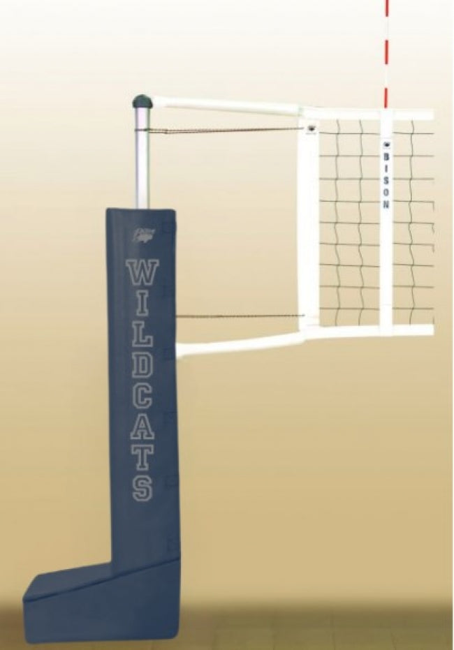 Centerline Aluminum Portable Competition Volleyball System, Navy