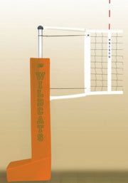 Centerline Aluminum Portable Competition Volleyball System, Orange