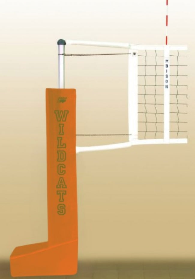 Centerline Aluminum Portable Competition Volleyball System, Orange