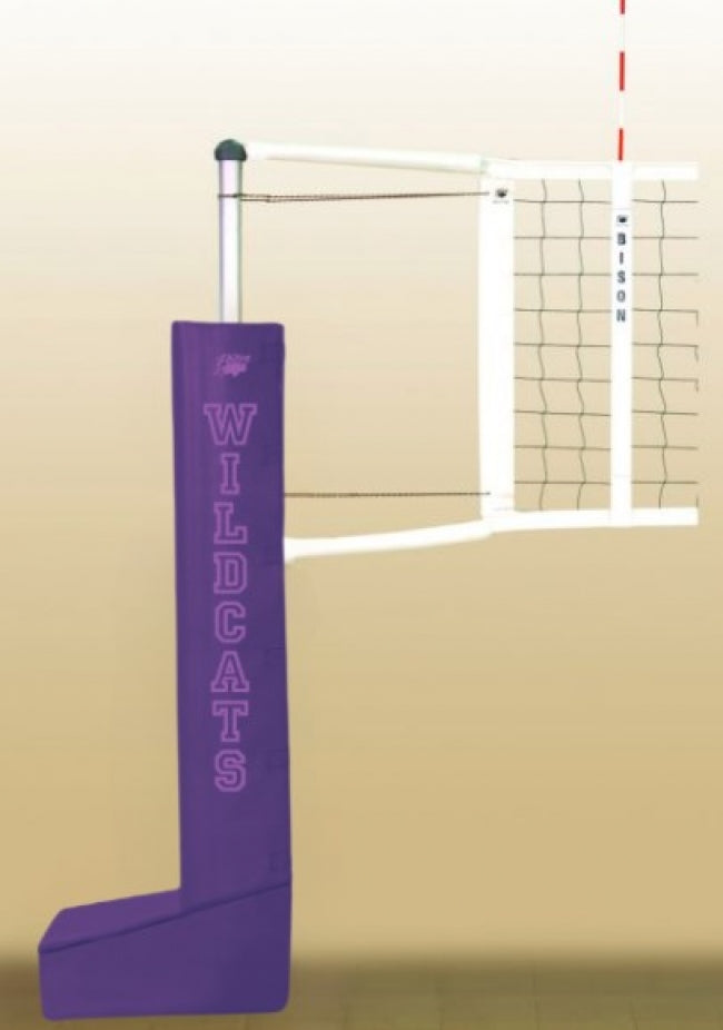 Centerline Aluminum Portable Competition Volleyball System, Purple