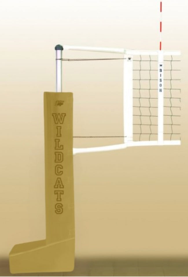 Centerline Aluminum Portable Competition Volleyball System, Vegas Gold
