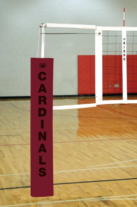 Centerline Aluminum EZ Volleyball System W/O Sockets - Cardinal