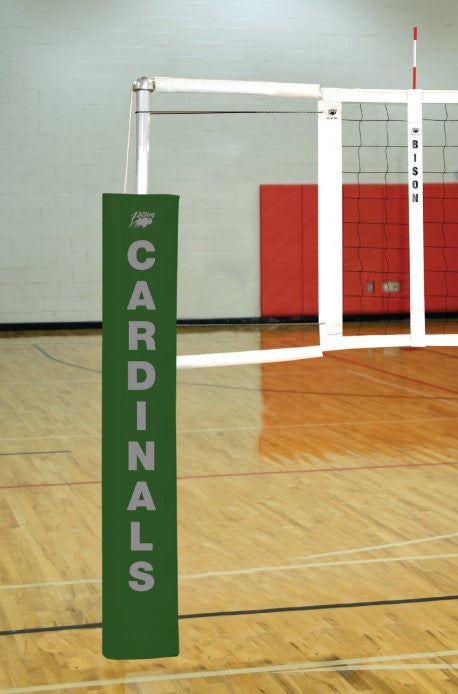 Centerline Aluminum EZ Side-by-Side Double Court Volleyball System - Forest Green