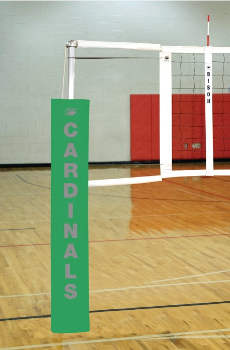 Centerline Aluminum EZ Side-by-Side Double Court Volleyball System - Kelly Green