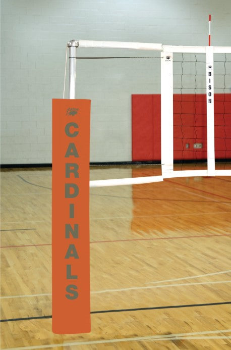 Centerline Aluminum EZ Side-by-Side Double Court Volleyball System - Orange