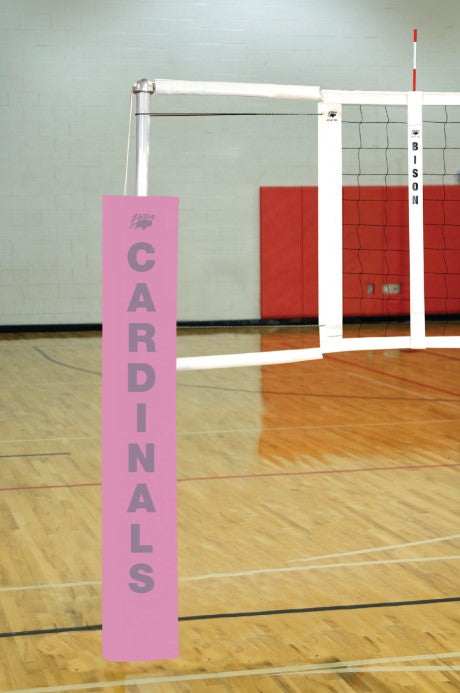 Centerline Aluminum EZ Side-by-Side Double Court Volleyball System - Pink