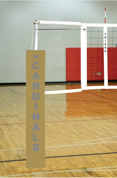 Centerline Aluminum EZ Side-by-Side Double Court Volleyball System - Vegas Gold