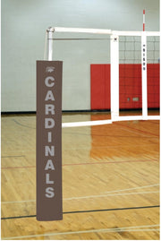 Centerline Aluminum EZ Side-by-Side Double Court Volleyball System W/O Sockets - Brown