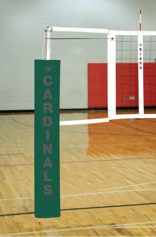 Centerline Aluminum EZ Side-by-Side Double Court Volleyball System W/O Sockets - Forest Green