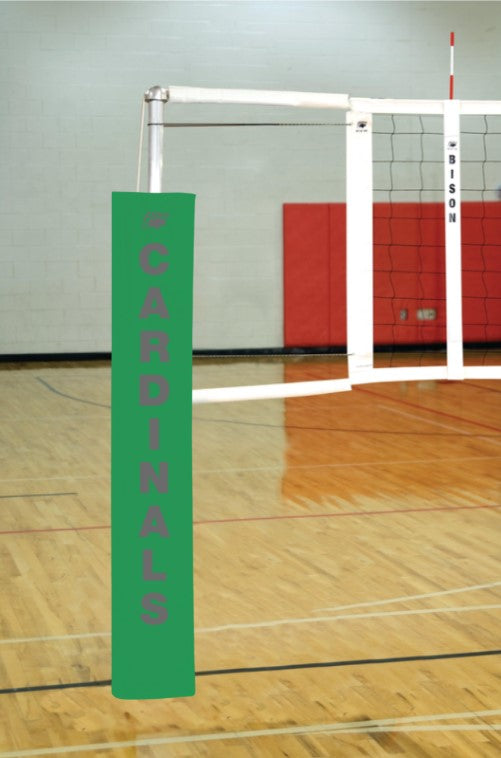 Centerline Aluminum EZ Side-by-Side Double Court Volleyball System W/O Sockets - Kelly Green