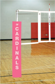 Centerline Aluminum EZ Side-by-Side Double Court Volleyball System W/O Sockets - Pink