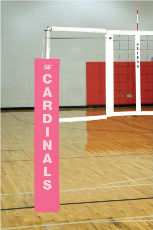 Centerline Aluminum EZ Side-by-Side Double Court Volleyball System W/O Sockets - Pink