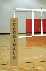 Centerline Aluminum EZ Side-by-Side Double Court Volleyball System W/O Sockets - Vegas Gold