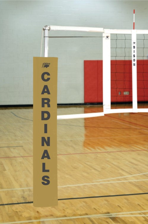 Centerline Aluminum EZ Side-by-Side Double Court Volleyball System W/O Sockets - Vegas Gold