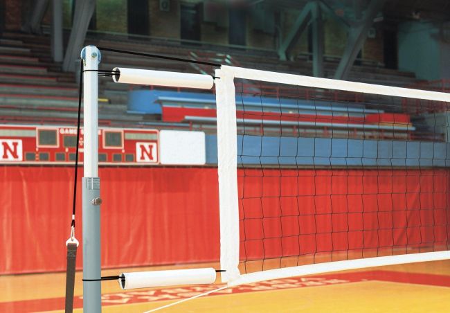 Kevlar Competition Volleyball Net With Cable Covers And Storage Bag