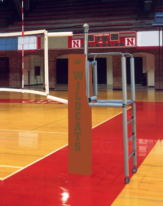 Centerline Steel Hybrid Volleyball System - Burnt Orange