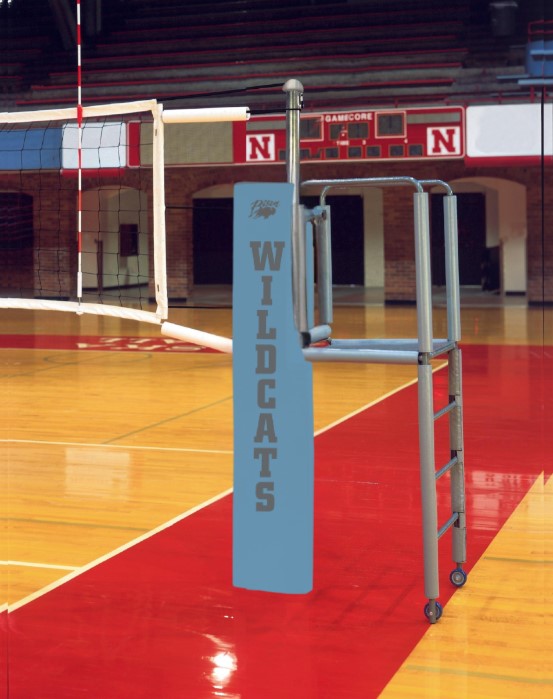 Centerline Steel Hybrid Volleyball System - Columbia Blue