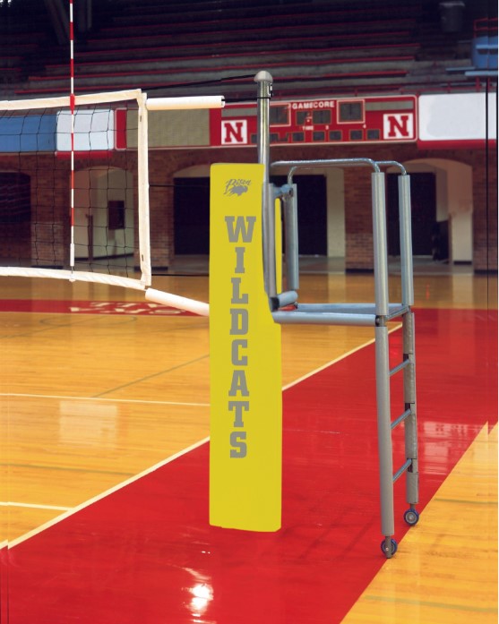 Centerline Steel Hybrid Volleyball System W/O Sockets - Gold