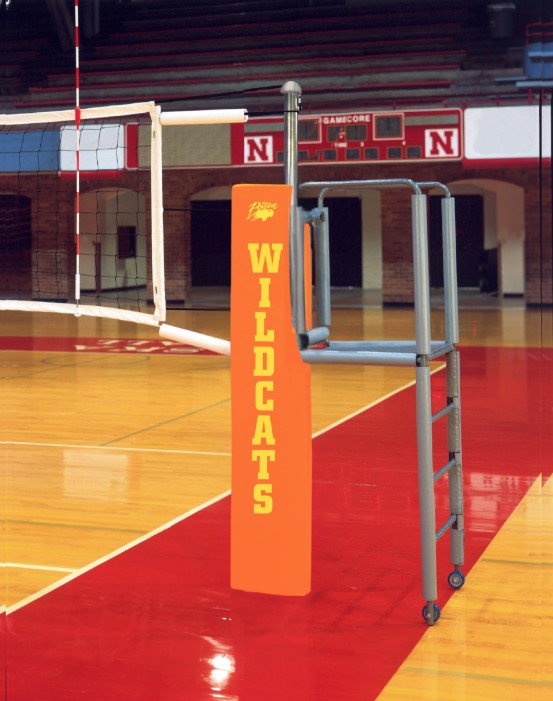 Centerline Steel Hybrid Volleyball System W/O Sockets - Orange