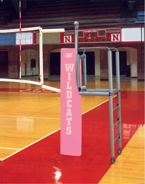 Centerline Steel Hybrid Volleyball System W/O Sockets - Pink