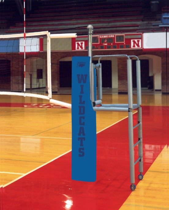 Centerline Steel Hybrid Volleyball System W/O Sockets - Royal