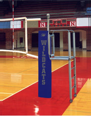 Centerline Elite Steel Hybrid Double Court System without Sockets, Color: Dark Royal
