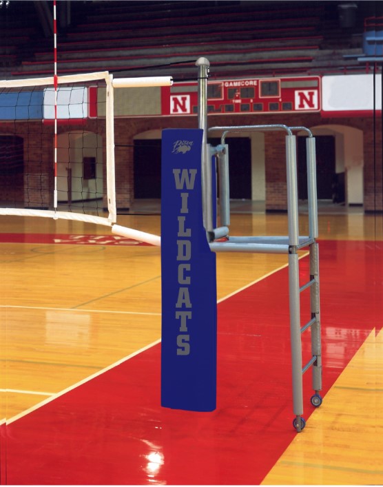Centerline Elite Steel Hybrid Double Court System without Sockets, Color: Dark Royal