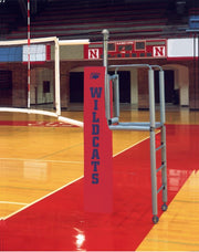 Centerline Steel Hybrid Side-by-Side Double Court VB System Without Sockets - Scarlet
