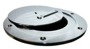 Chrome Plated Steel Swivel Floor Socket Cover Plate Only