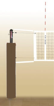 Lady CarbonMax Side-by-Side Double Court VB System Without Sockets - Brown