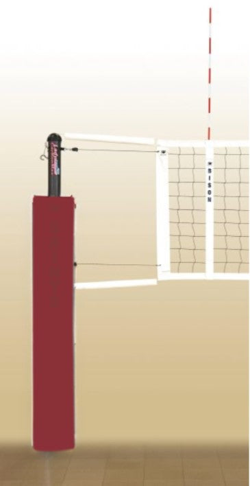 Lady CarbonMax Side-by-Side Double Court VB System Without Sockets - Cardinal