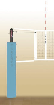 Lady CarbonMax Side-by-Side Double Court VB System Without Sockets - Columbia Blue