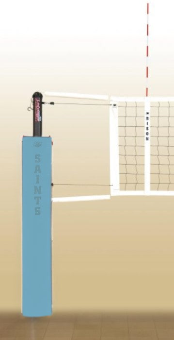 Lady CarbonMax Side-by-Side Double Court VB System Without Sockets - Columbia Blue