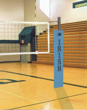 Match Point Aluminum Volleyball System - Columbia Blue