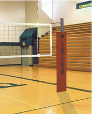 Match Point Aluminum Volleyball System Without Sockets - Burnt Orange