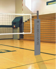 Match Point Aluminum Volleyball System Without Sockets - Gray