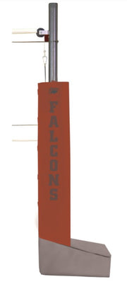 Match Point Aluminum Portable Volleyball System - Burnt Orange
